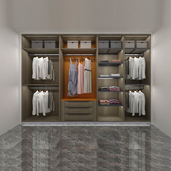 closet with drawers