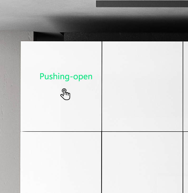pushing open door design