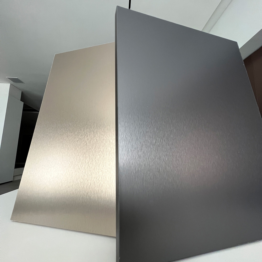 metallic texture flat panel cabinet door styles