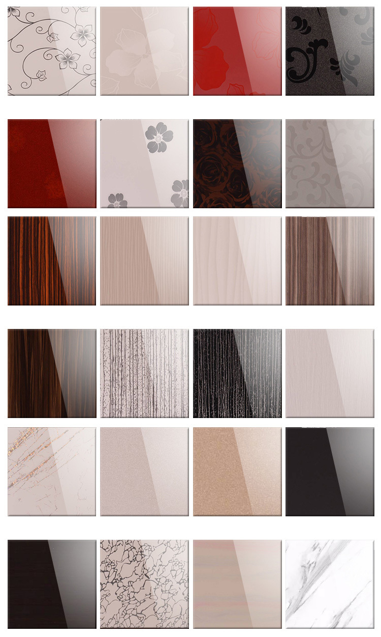 Color options for acrylic laminate sheet for kitchen