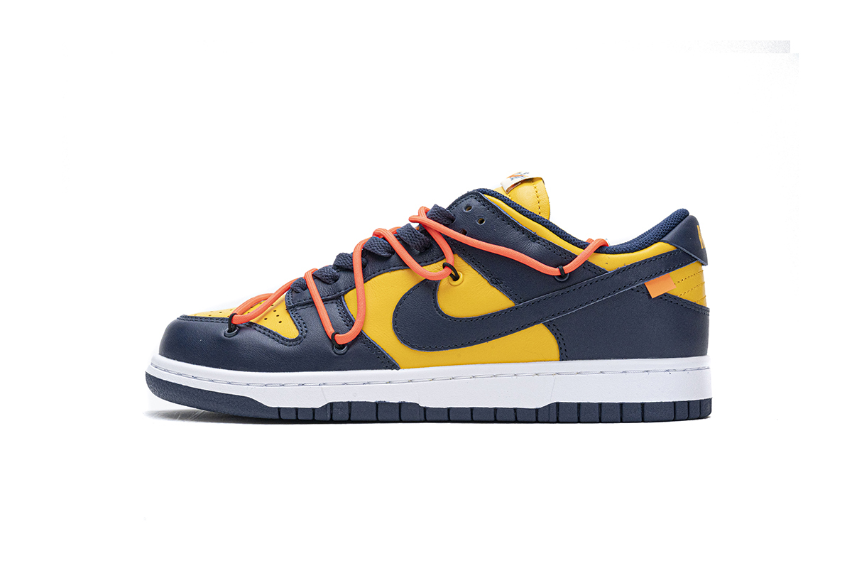 G5 Dunk Low Off-White University Gold Midnight Navy,CT0856-700