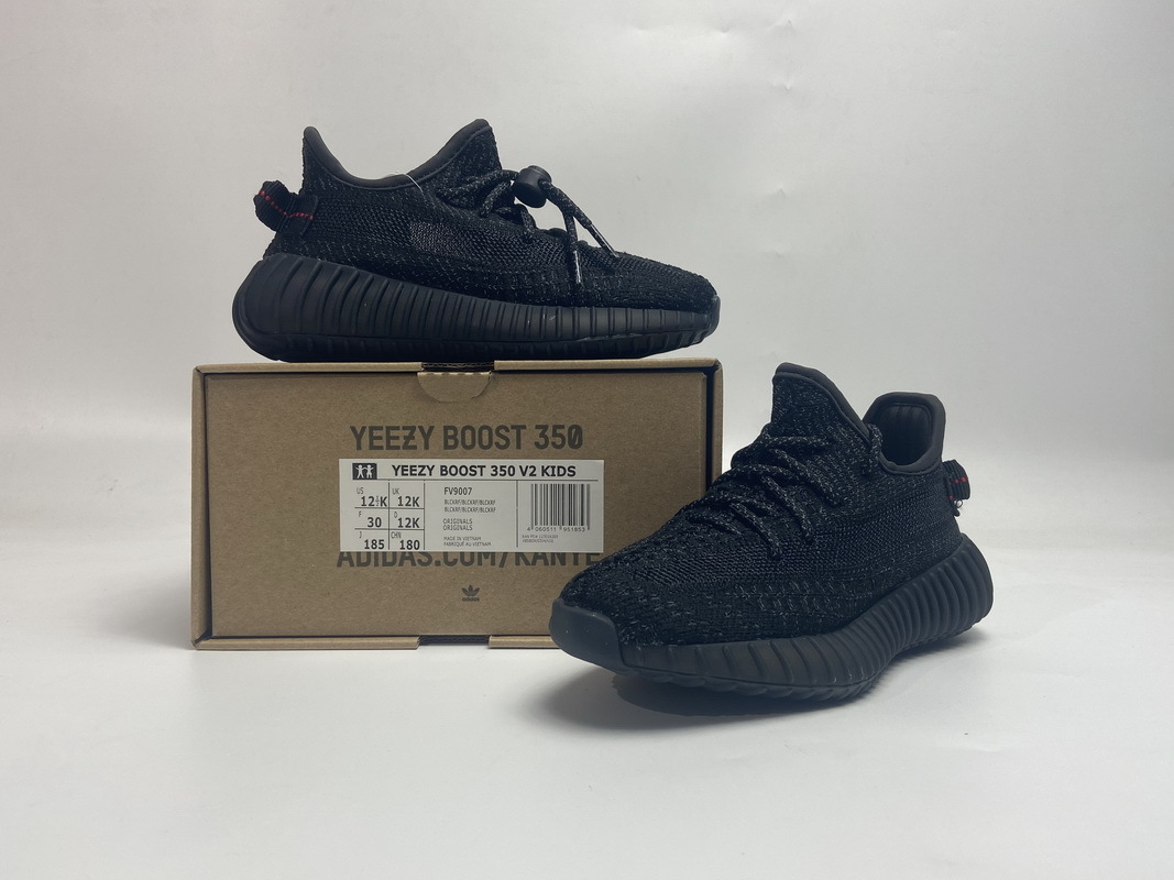 best repsneakers OG Yeezy Boost 350 V2 Static Black (Reflective),FU9007 ...