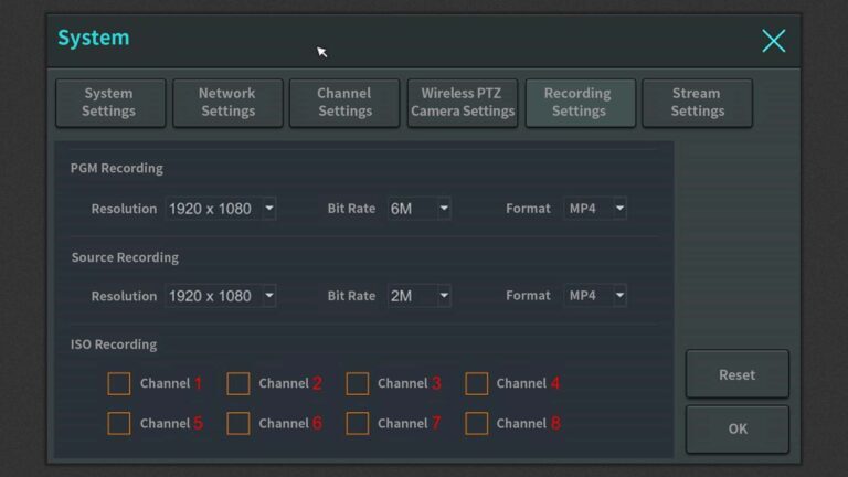Oton Pad Studio-NDI 8 Channel Touch Screen SDI/NDI Switcher tv live stream with ISO Recording
