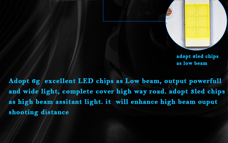 SANVI 2PCS S10 55W 5500K Hyperboloid 3 Inch H7 Bi LED Projector Lens Headlights 3R G5 Auto Projector Lens Headlight Car Light Accessory Automotive LED Lights  