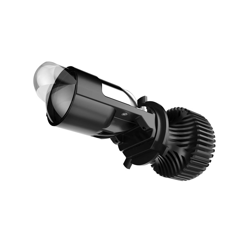 SANVI 2PCS H4 LED Bulb with Mini Projector Lens H4 LED Conversion Kit Hi/Lo Beam LED Headlight Bulbs 12V 24V 6000K  