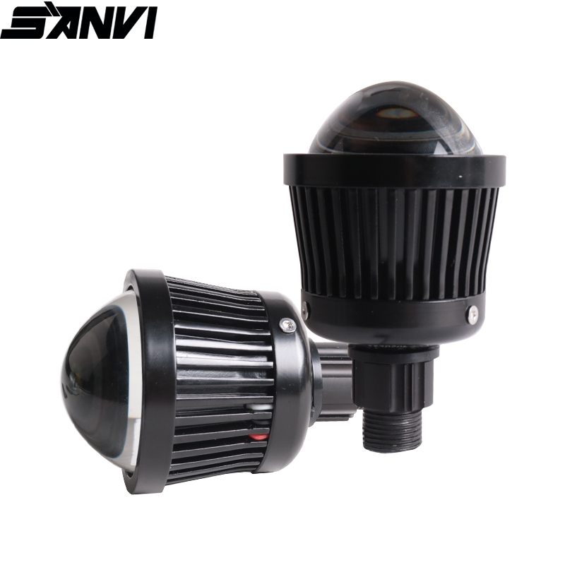 Sanvi China High Quality Automotive LED Headlights 3 Inch 4300K Super Bright Universal Fit Plug Play Car LED Projector Lens Headlamps Fog Lights  