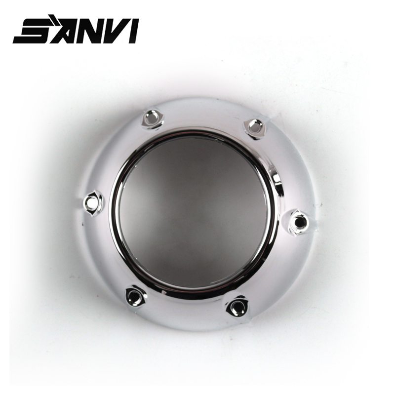 Factory Wholesale Sanvi Auto Lighting 3 inch silver shrouds for led xenon projector lens headlight universal fit for car motorcycle  