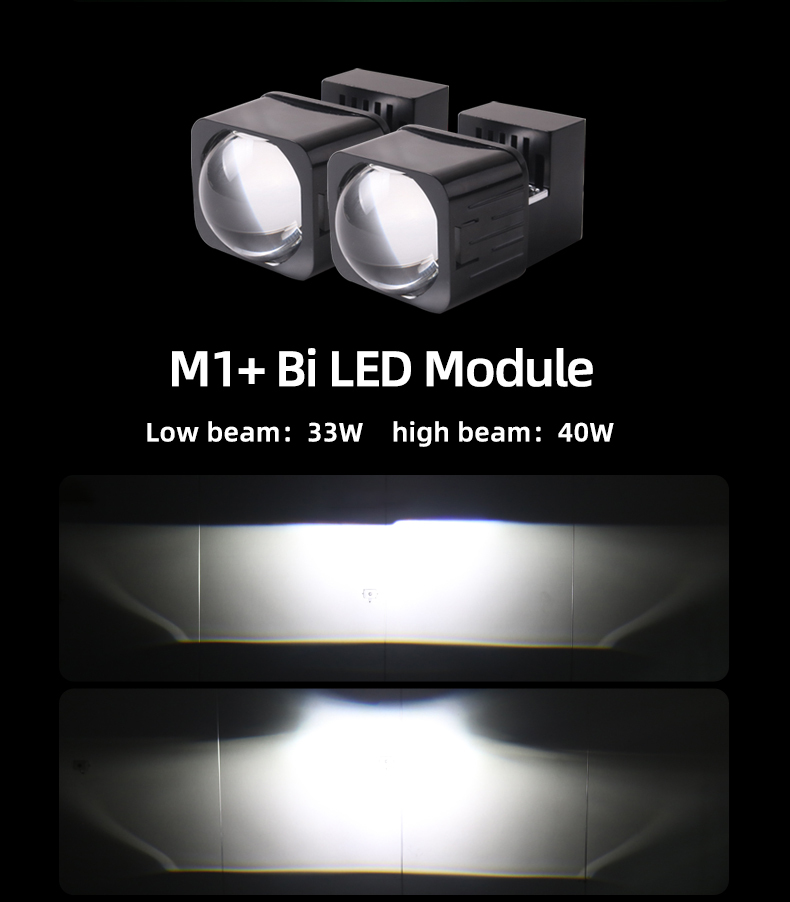 Sanvi Auto single laser high beam led projector lens headlight module for new energy car all vehicle light aftermarket automotive lamp  