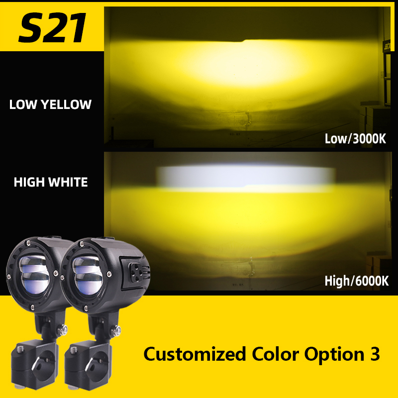 New Technology Sanvi S21 Bi Led Projector Lens Headlight for Car Jeep Motorcycle Locomotive Spot Light Work Lamp 40W Auto Boat Lamps  