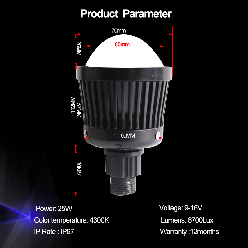 Sanvi new arrival K3 led high beam projector lens headlight 4300k 20w car motor spotlights  