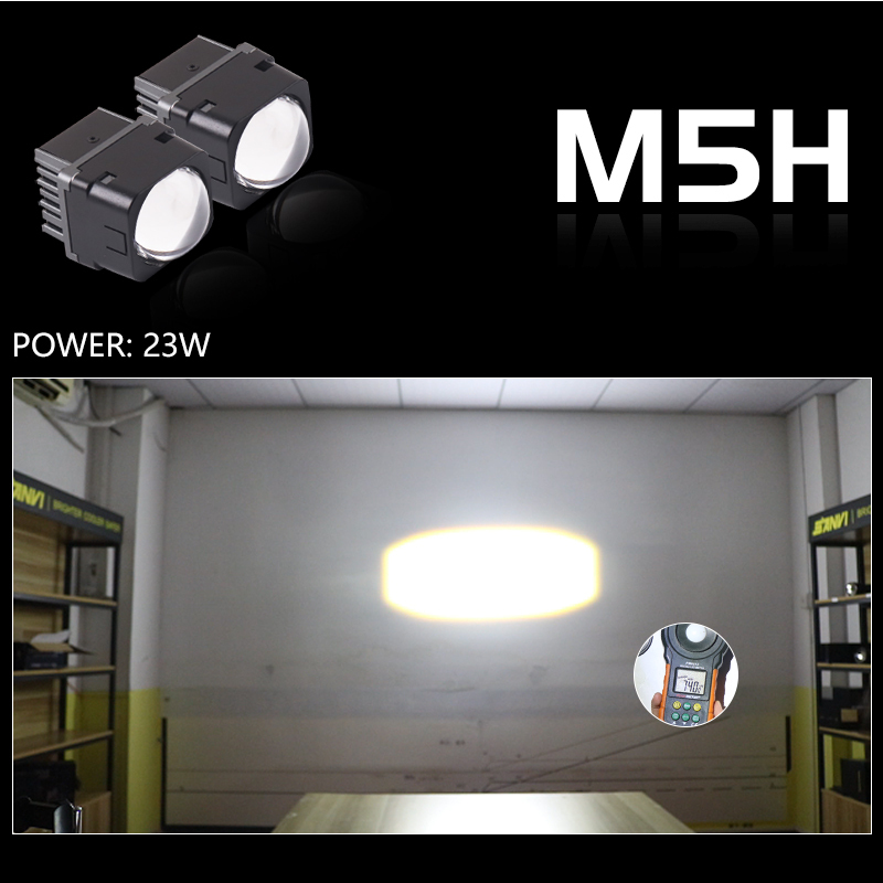 Sanvi new arrival 1.5 inch M5+ M5L M5H M5H+ auto led projector lens headlight modules aftermarket auto lighting upgrading  