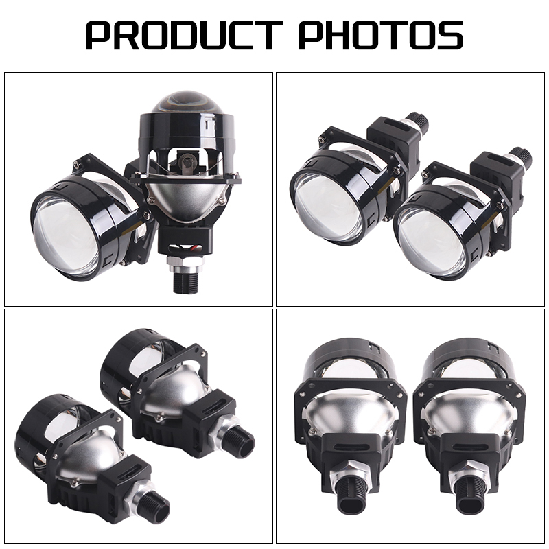Sanvi Car headlights S7 Pro Bi led Projector Lens 6000K 2.5inch Projector Lens for Toyota Headlight Lens  
