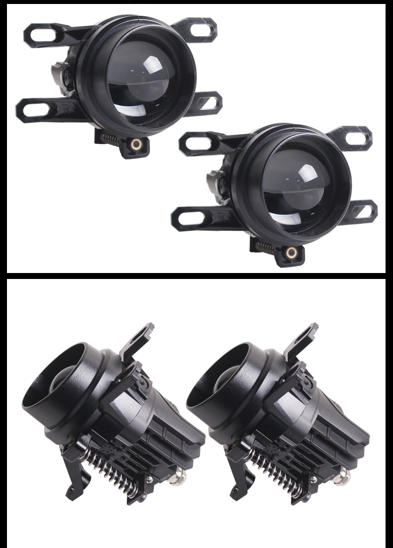 Sanvi new high quality 2 inch 12v 35w 40w 5500k car F20 led projector fog lens light upgrading  