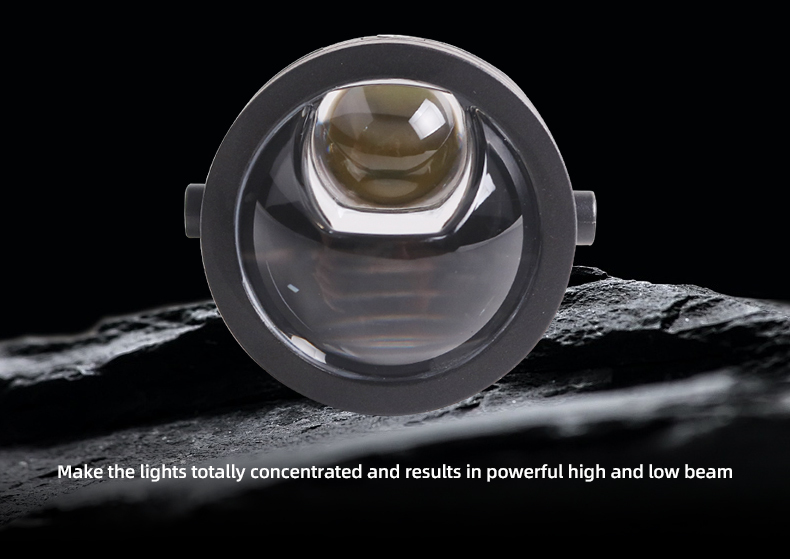 Sanvi auto lights aftermarketnew high quality 2 inch 12v 35w 40w 5500k car F21 led projector fog lens light upgrading  