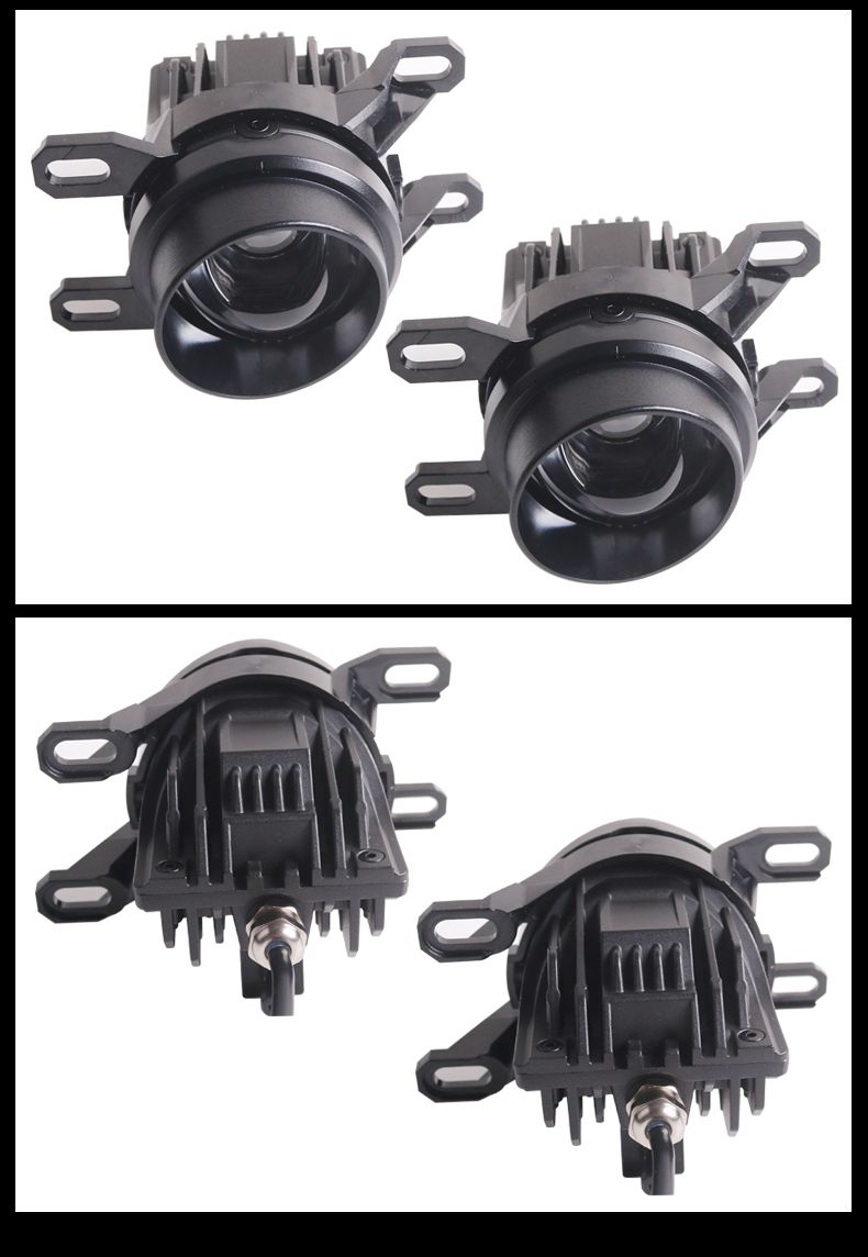 Sanvi auto lights aftermarketnew high quality 2 inch 12v 35w 40w 5500k car F21 led projector fog lens light upgrading  