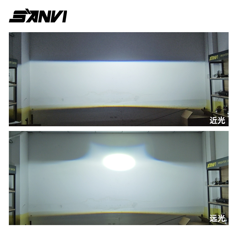 SANVI brand new arrival 12v 33w 55w  5500k S15 motorcycle led spotlight work light  