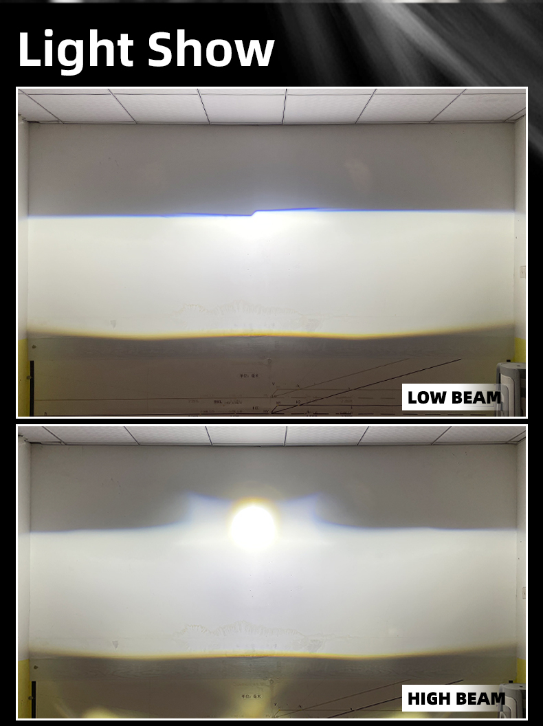 Super bright automotive lighting sysetm wholesale high quality new arrival 3 inch 12v 48w 76w 6000k SU7 car led projector lens headlights   