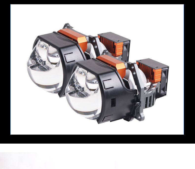 Super bright automotive lighting sysetm wholesale high quality new arrival 3 inch 12v 48w 76w 6000k SU7 car led projector lens headlights   