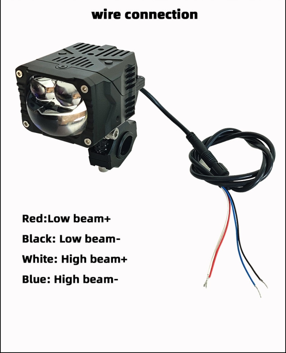 SANVI brand new arrival 12v 33w 55w  5500k S15 motorcycle led spotlight work light fog lamp led flash light for moto  