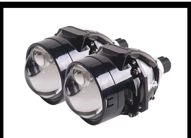 Sanvi Auto Light Accessories 45 W 6000K 2.5 Inch S61 Led Projector Lens Headlight Lamp Upgrade for Car Motorcycle  