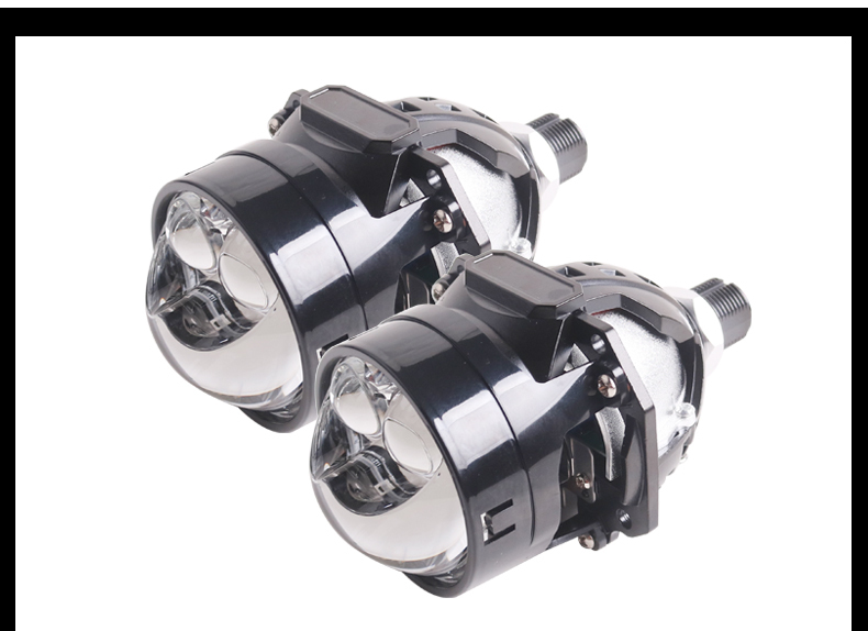 Sanvi Auto Lights High Quality 48 Watt 5500K 2.5 Inch S62 Bi LED Projector Lens Headlight Lamp for Car Motorcycle Light  