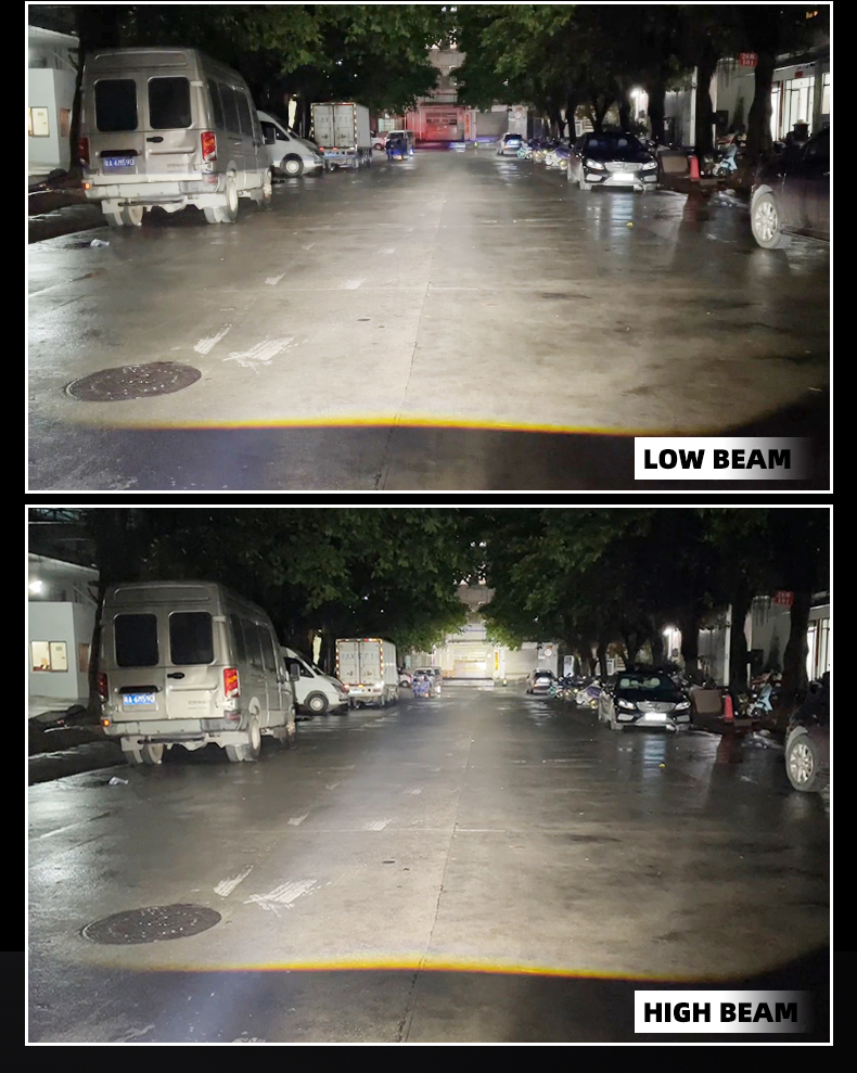 Sanvi auto lighting system new arrival 3 inch 52w 81w 6000k Universal SU7MAX high low beam bi led projector lens headlights for car and motorcycle lights  