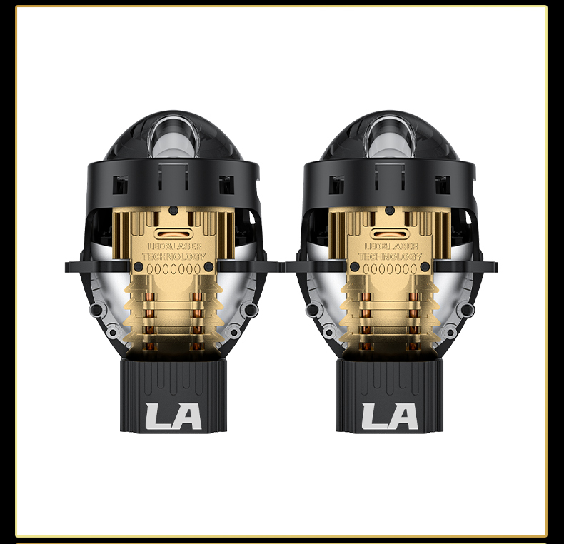 Sanvi KUIJIA Armor Series Especially for Agents Abroad 3 inch Size 75W 6000K LA Car LED Projector Lens Headlights Upgrading Retrofit Kits for Car Motorcycle Headlights  