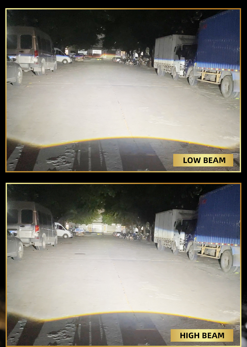 Sanvi KUIJIA Armor Series Especially for Agents Abroad 3 inch Size 75W 6000K LK Auto Bi LED Projector Lens Headlights Upgrading Retrofit Kits for Car Motorcycle Headlights  