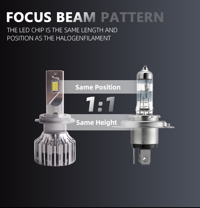 Sanvi brand aftermarket auto lighting system plug and play 70w 3000k 4300k 6000k h1 h4 h7 h11 9005 9006 9012 ai bluetooth app control led headlight bulbs  