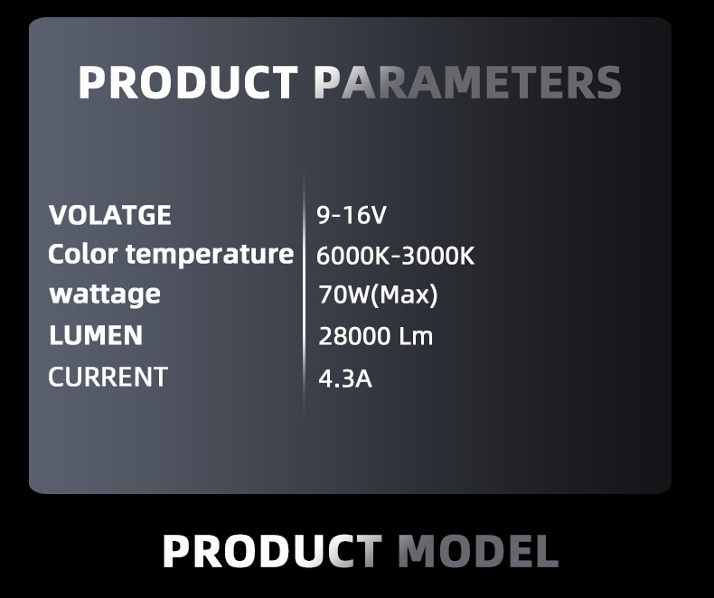 Sanvi brand aftermarket auto lighting system plug and play 70w 3000k 4300k 6000k h1 h4 h7 h11 9005 9006 9012 ai bluetooth app control led headlight bulbs  