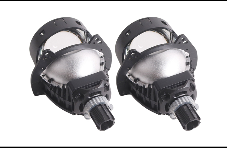 Sanvi auto lights new arrive 3 inch h4 h7 9005 61w 3000k 4500k 6000k Ai60 APP bluetoothe controlled 3 inch led projector lens headlights for car motorcycle headlight  