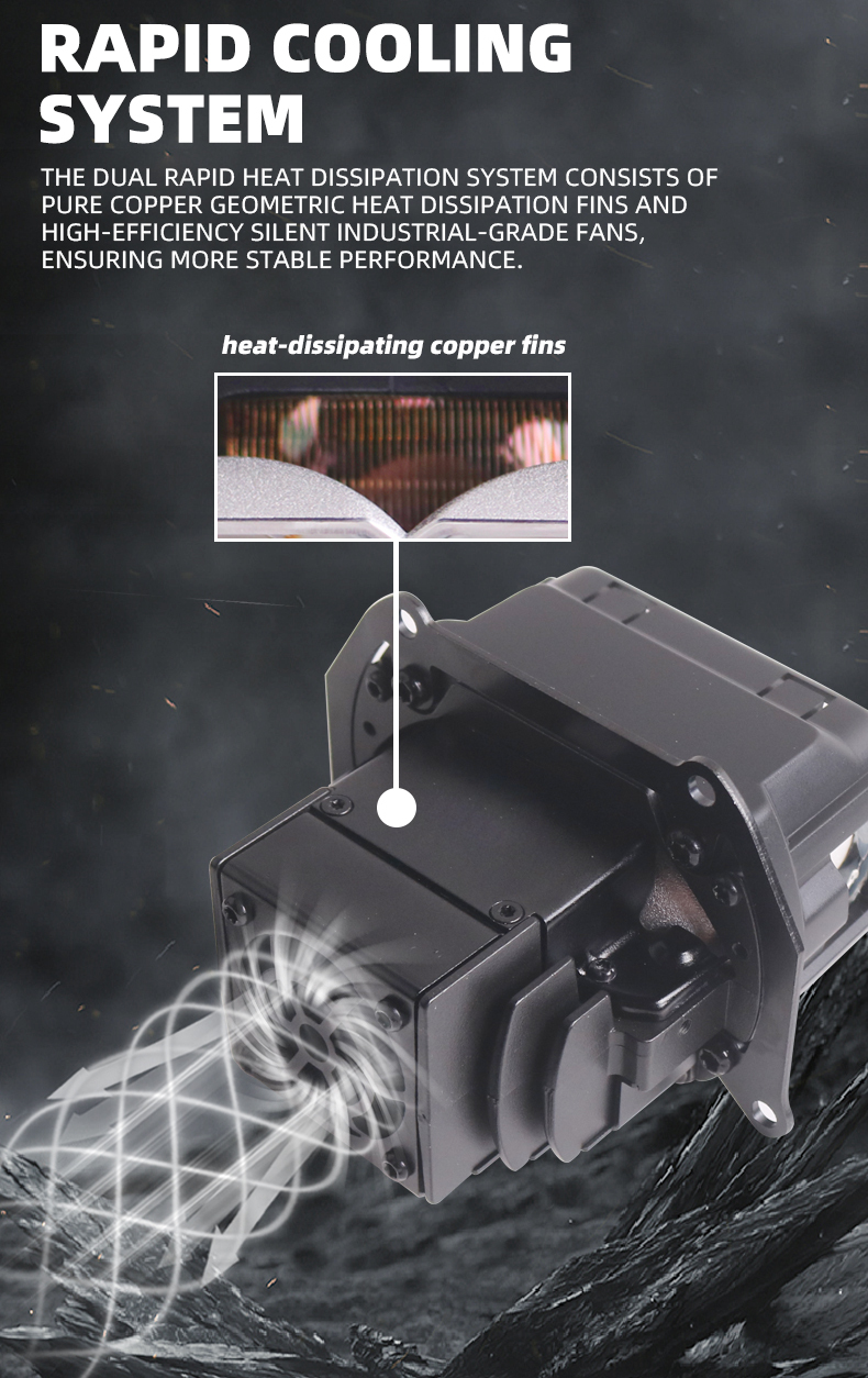 New Arrival Aftermarket Auto Lighting System 68w B2 3.0 Car matrix Blue Lens with Dual Lens High Low Beam Led Projector Lens Headlight  