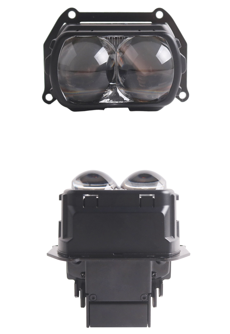 New Arrival Aftermarket Auto Lighting System 68w B2 3.0 Car matrix Blue Lens with Dual Lens High Low Beam Led Projector Lens Headlight  