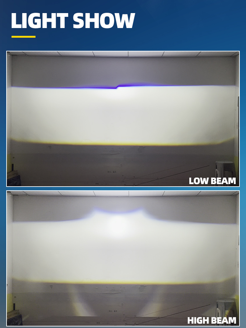 Sanvi auto lights new arrival 3 inch 75W 6000K high power LK82 led projector lens headlights for car light upgrading retrofit kit  