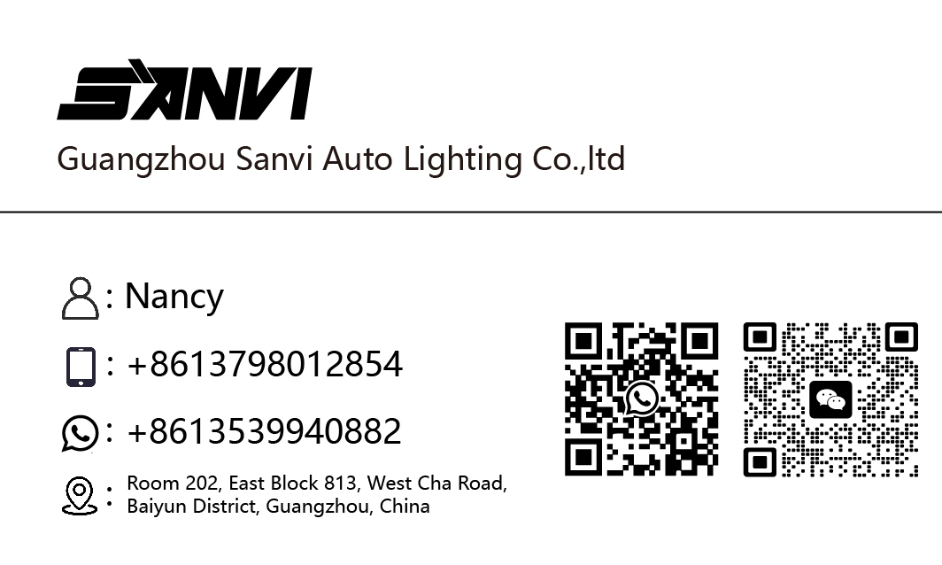 China Sanvi official aftermarket automotive led headlights 3 inch 58w 6000k high quality super bright L400S car projector lens headlights universal fitting retrofit kits