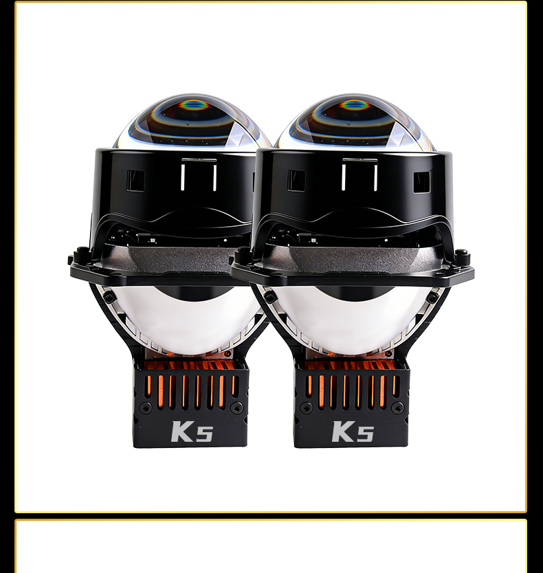 Aftermarket auto lightng systems 3 inch 92w 6000k T2R prism bi led projector lens headlight retrofit conversion kits for car lights  