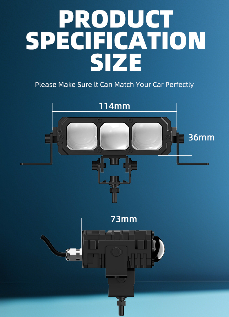 Sanvi official auto lighting factory new arrival S318 led grill grille light driving working lamp 75w 6000k super bright waterproof automotive lighting system in China