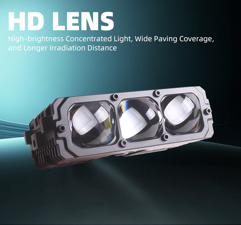 Sanvi official auto lighting factory new arrival S318 led grill grille light driving working lamp 75w 6000k super bright waterproof automotive lighting system in China