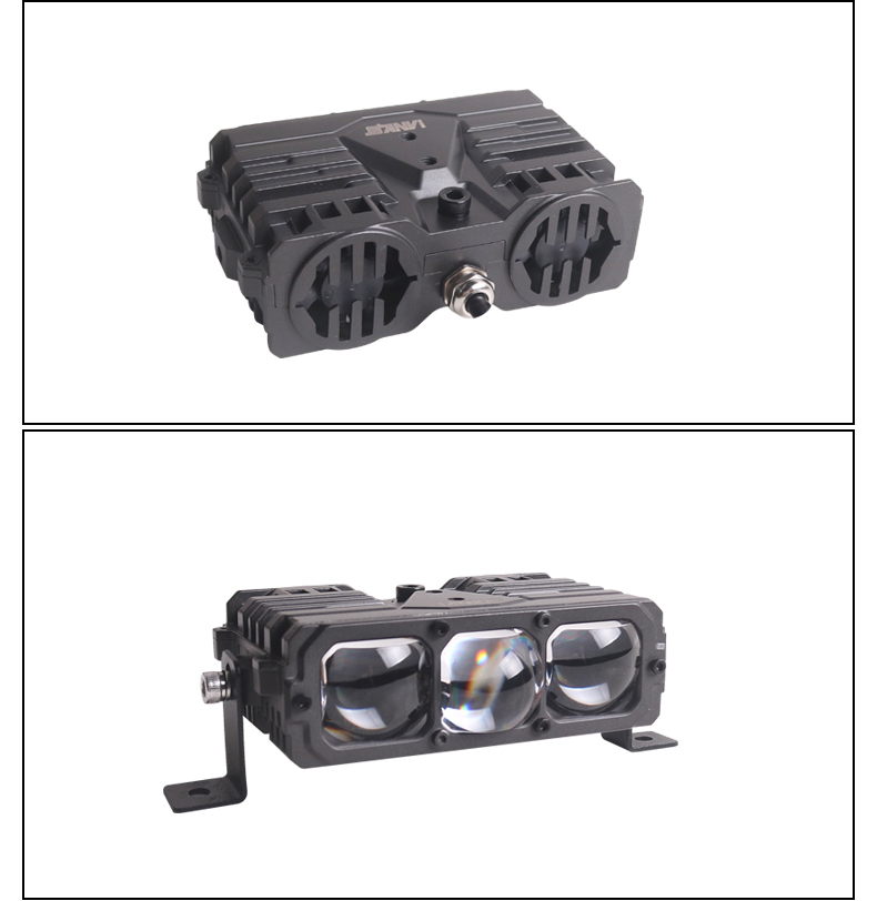 Sanvi official auto lighting factory new arrival S318 led grill grille light driving working lamp 75w 6000k super bright waterproof automotive lighting system in China