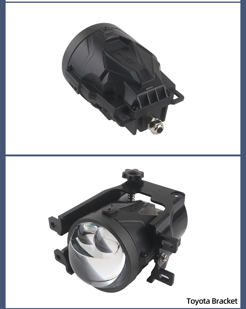 SANVI Auto Lighting Factory New Arrival 3 Inch 5500K 60W F32 3 Inch Led Projector Lens Fog Light for Toyota Honda Fog Lamp