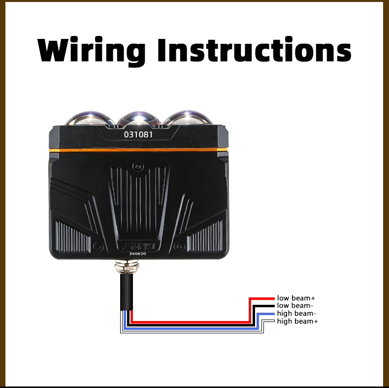 SANVI W9 Optical Grille Light 12‑LED Chip Dual Solenoid Beam Switching 3‑Lens LED Auxiliary Driving Light 5500K 9‑16V Super Bright Off‑Road Spot Light
