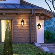 6.5-in W 2 -Light Matte Black Wall Sconce