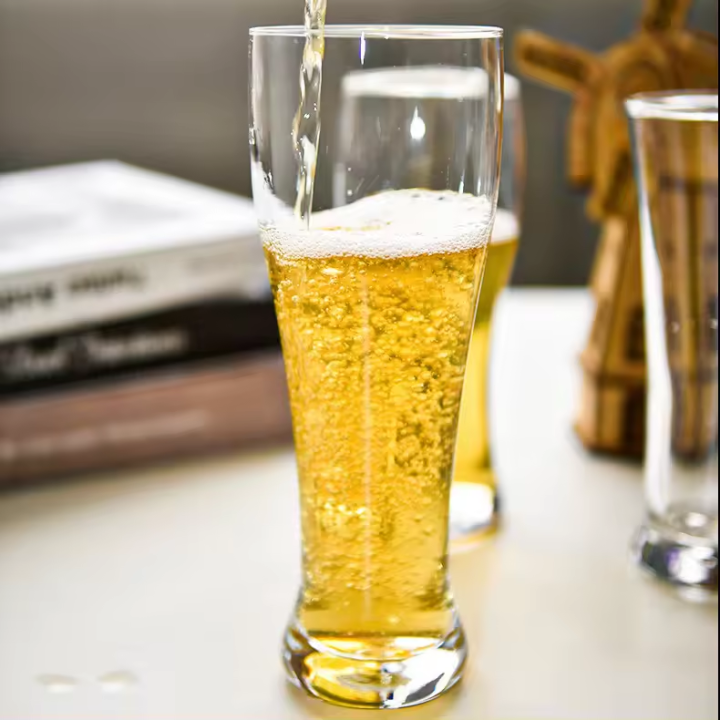 6oz 250ml 500ml Crystal Glassware Branded Custom Logo Drinks Pilsner Tumbler Pint Glass Cup Beer Glasses Set For Nightclub