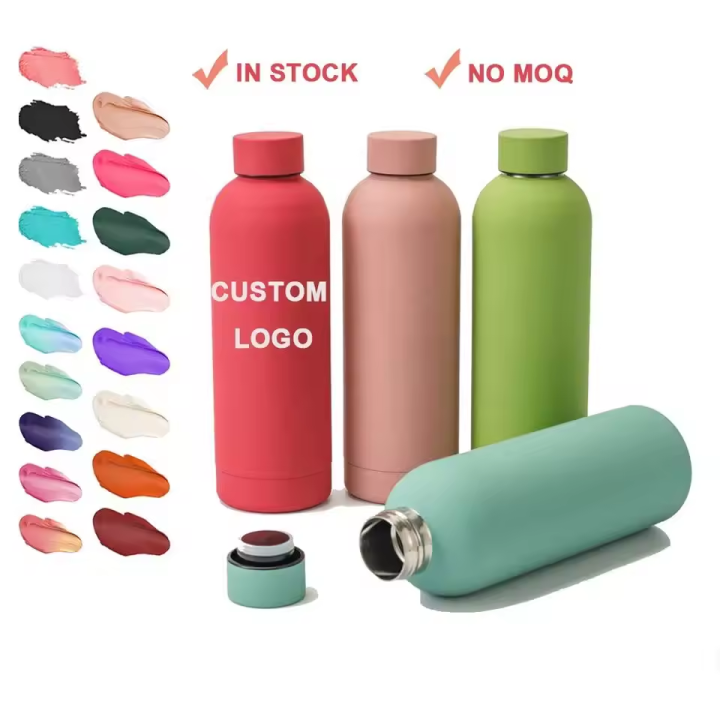  Personalizado Gym De Vidrio Acero Inoxidable Para Gimnasio Deportiva 500Ml 750Ml Botella De Agua