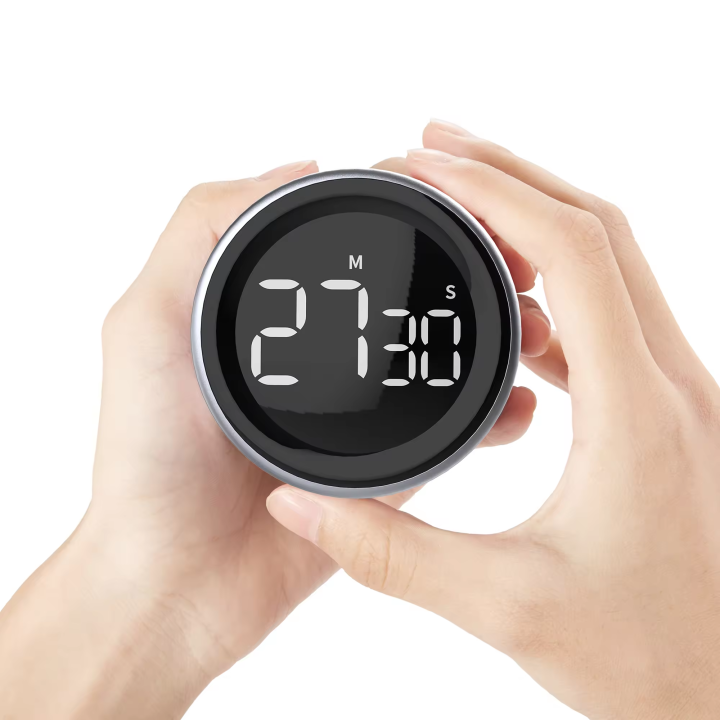 Digital Kitchen Twist Setting Timer Alarm Clock Home Cooking Supplies Cook Tools Kitchen Accessories New Type Top Sale