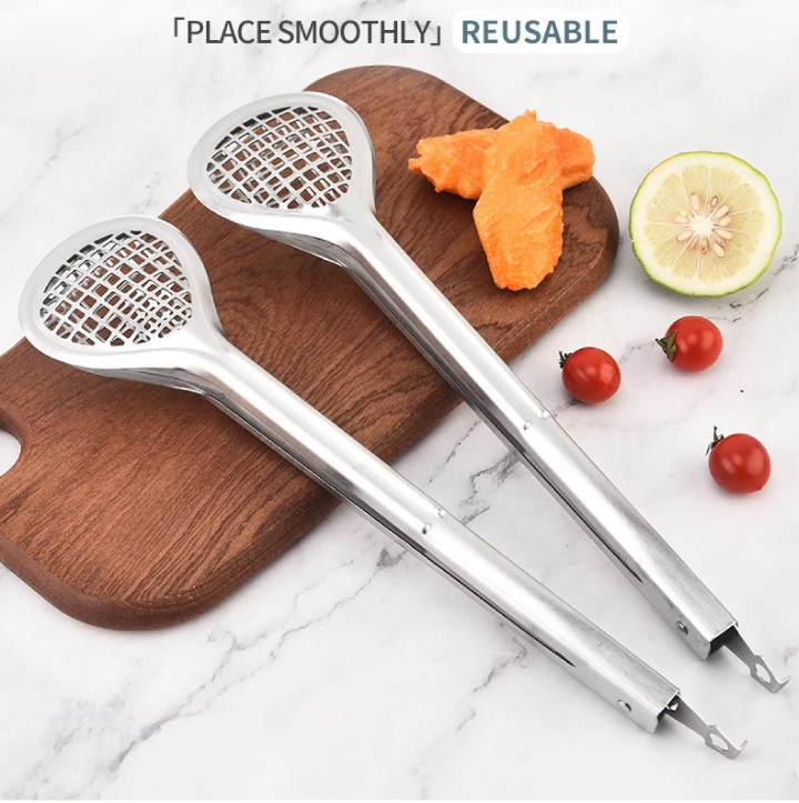 Multi functional stainless steel food clip kitchen supplies steak clip barbecue clip