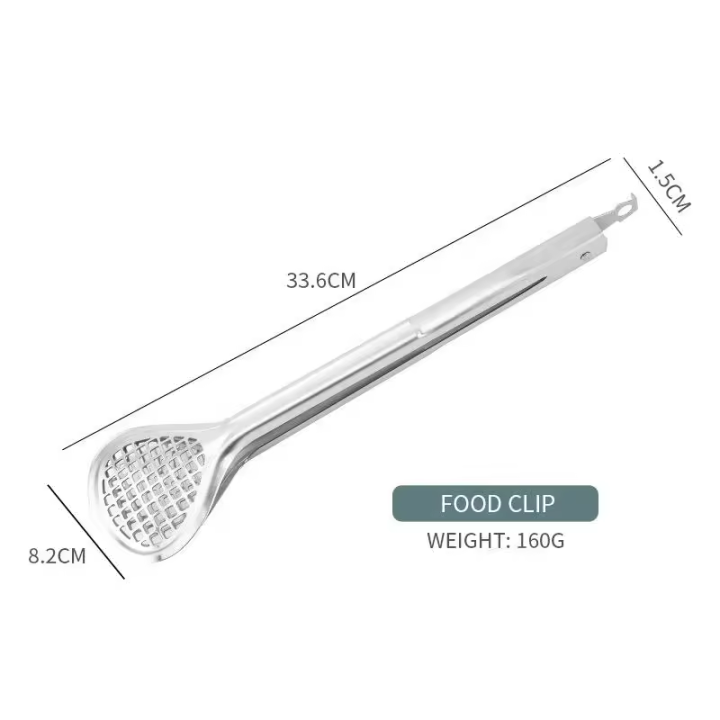 Multi functional stainless steel food clip kitchen supplies steak clip barbecue clip