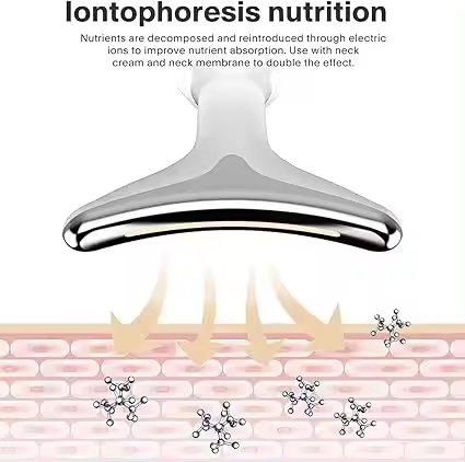 New Trends 7-in-1 Red Light Therapy Led Photon Therapy Anti Wrinkle Chin EMS Neck Face Beauty Lifting Device