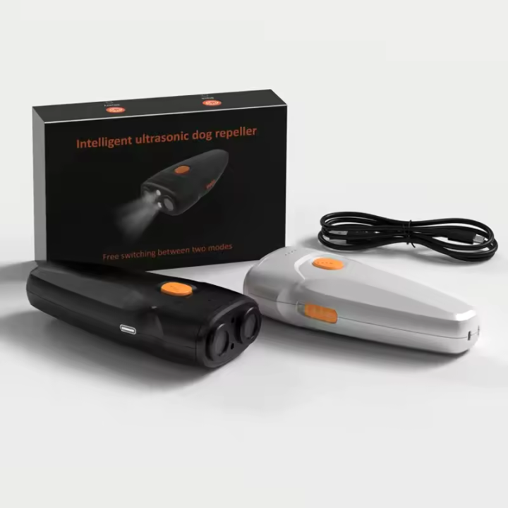 High-Power Ultrasonic Dual Sensor Anti Barking Device With Training/Deterrent Modes Dog Whistle to Stop Barking Device