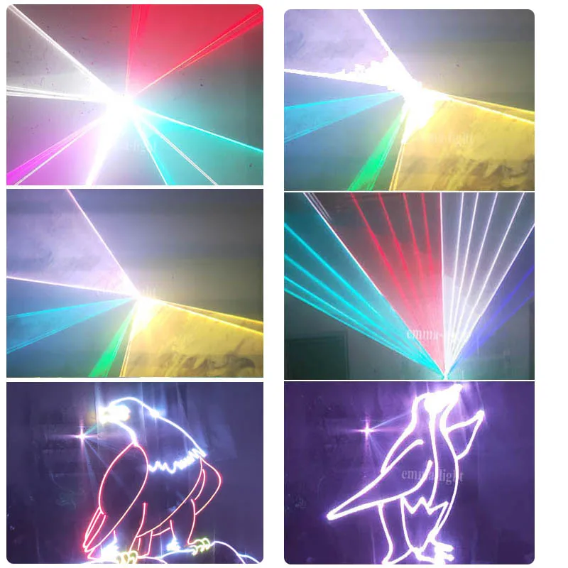 20W 25W RGB Laser Light ILDA DMX Animation Beam Scanner Stage